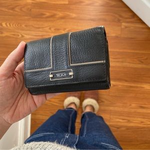 Tumi Black Leather Wallet